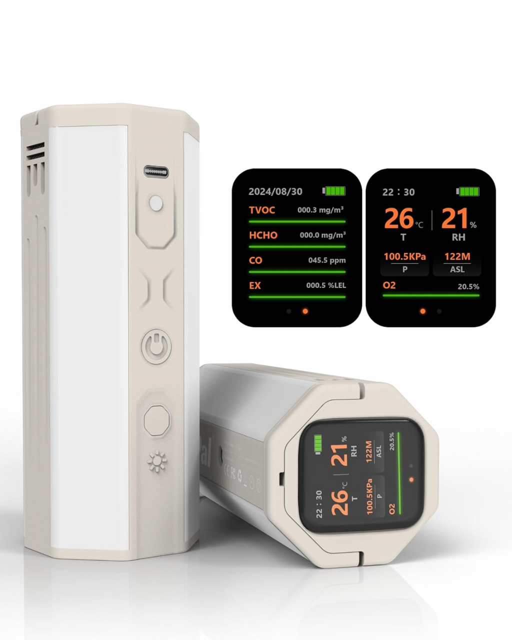 LUM GUARD Portable Air Monitor(white)