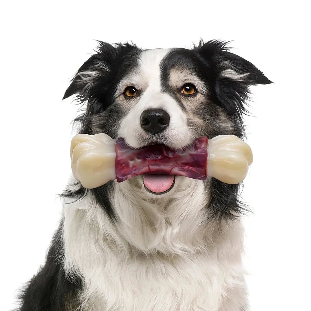 Juguetes Grandes Para Perros Masticadores Agresivos, Juguetes Para Perros Grandes, Juguetes Masticadores De Hueso Para Perros Medianos/Grandes, Juguetes De Cepillo De Dientes Para Perros Masticadores Agresivos De Raza Grande