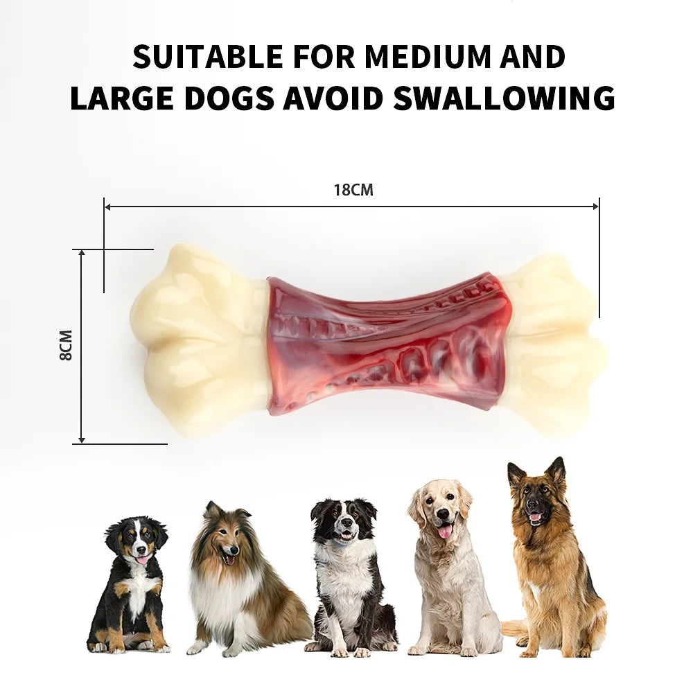 Juguetes Grandes Para Perros Masticadores Agresivos, Juguetes Para Perros Grandes, Juguetes Masticadores De Hueso Para Perros Medianos/Grandes, Juguetes De Cepillo De Dientes Para Perros Masticadores Agresivos De Raza Grande